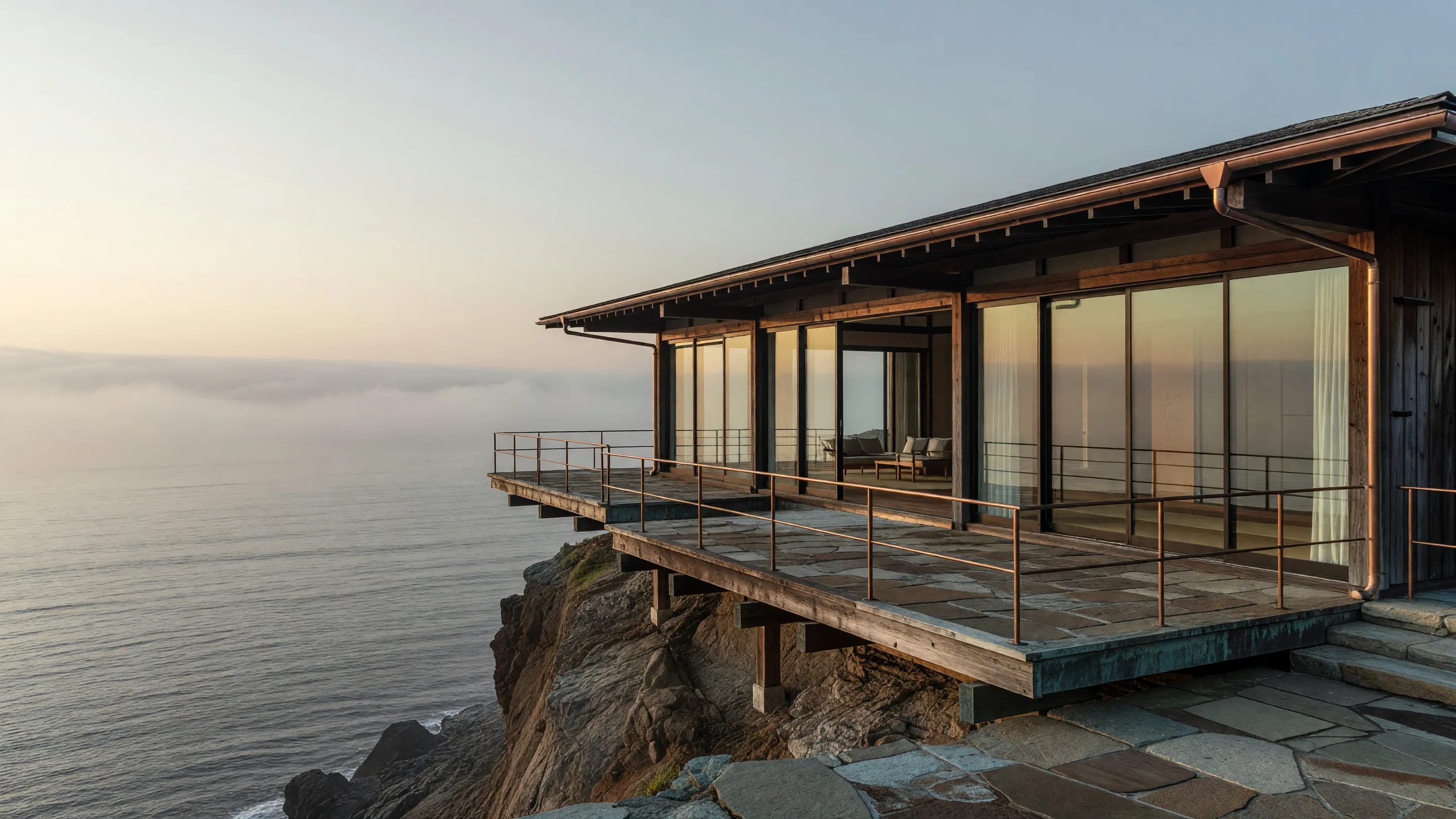 Modern Cliffside Pavilion
